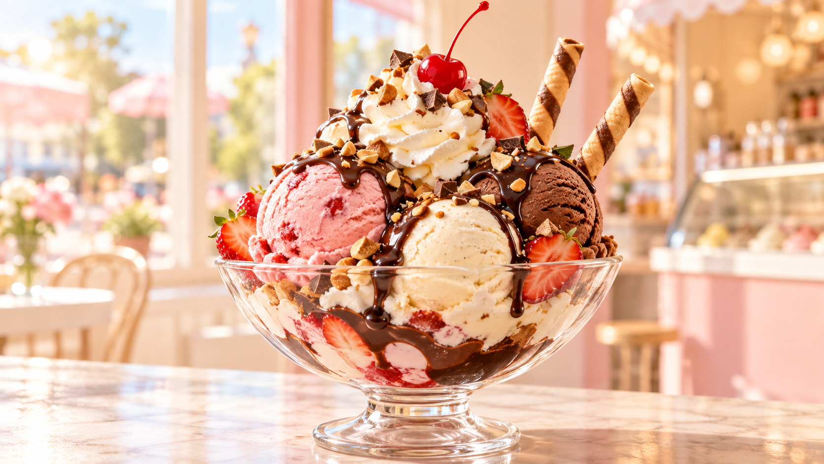 Creamy Bite signature sundae